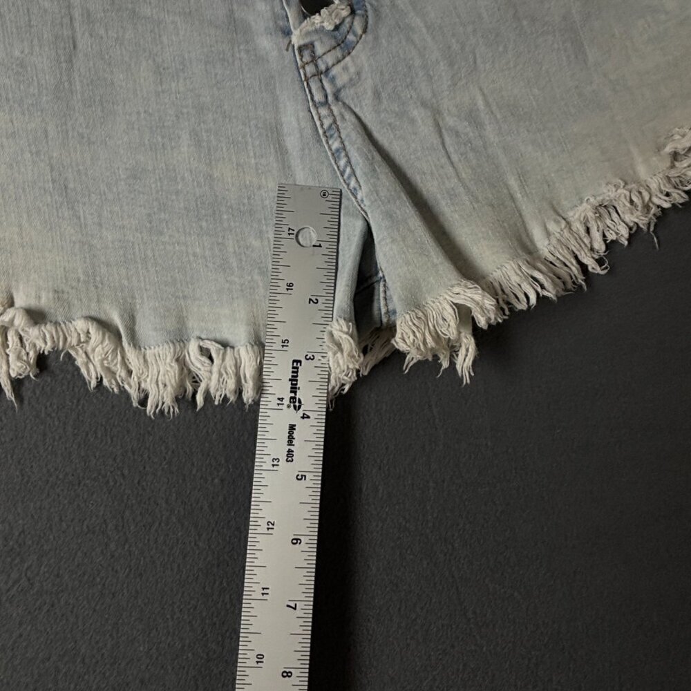 Wild Fable 5 Button Jean Shorts Size 18 - Picture 6 of 8
